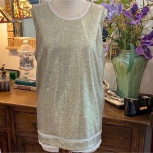 Beautiful XL Shimmering Gold/White Calvin Klein (NWOT)